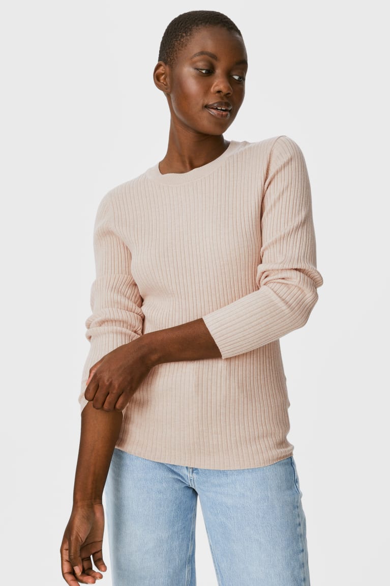 C&A Jumpers Beige | QSO-630915