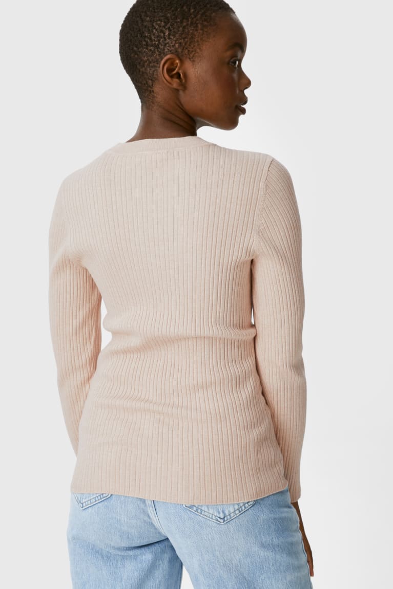 C&A Jumpers Beige | QSO-630915