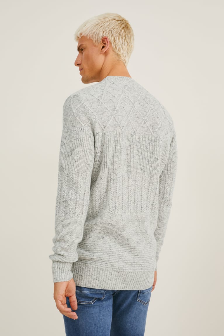 C&A Jumpers Lichtgrijs | BKU-491035