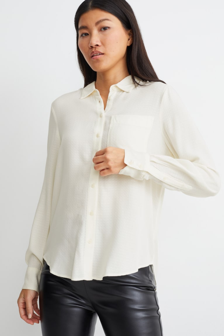 C&A Lenzing™ Ecovero™ Blouse Wit | EYW-742869