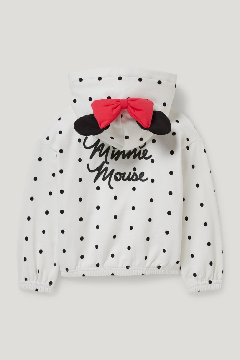 C&A Minnie Mouse Zip-through With Hood Polka Dot Sweatshirts Wit | XKW-941026