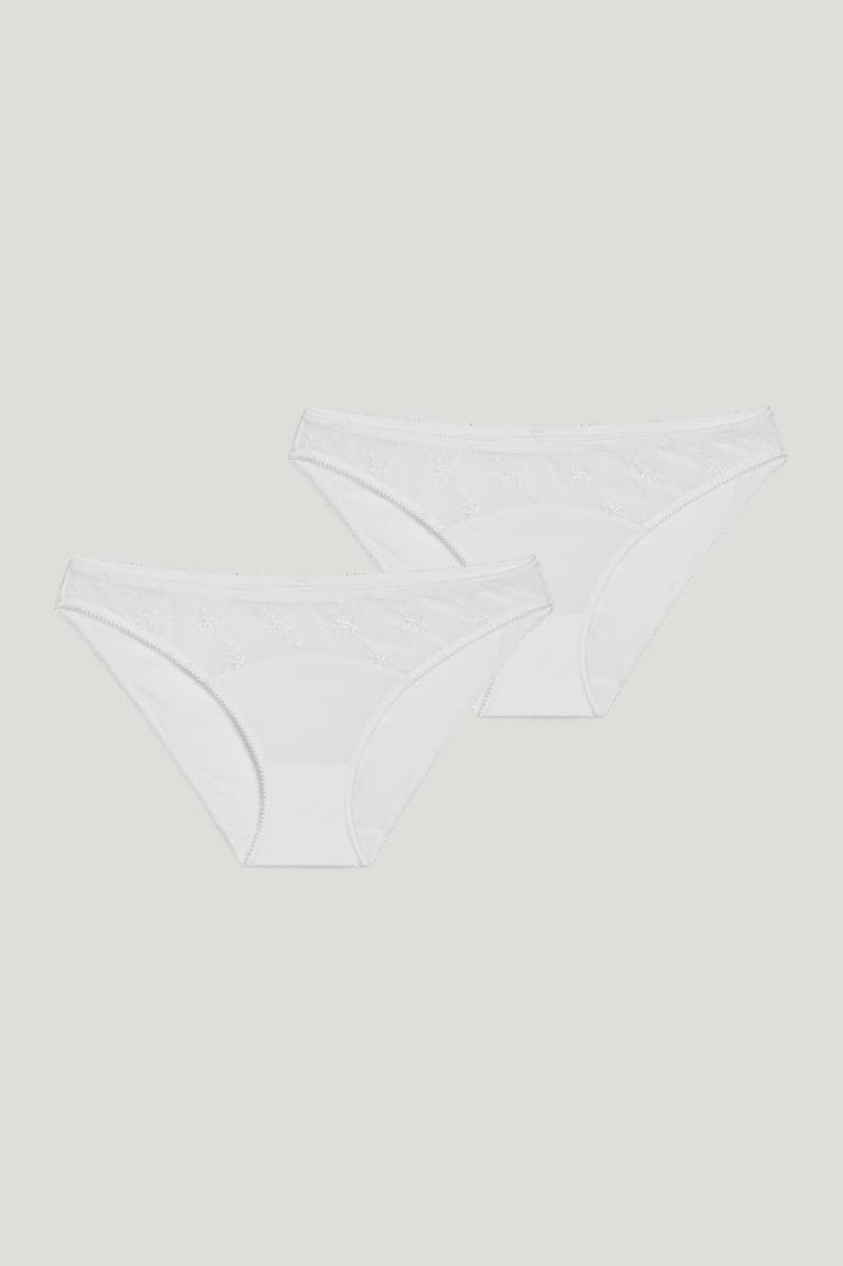 C&A Multipack Of 2 Briefs Ondergoed Wit | STL-576903