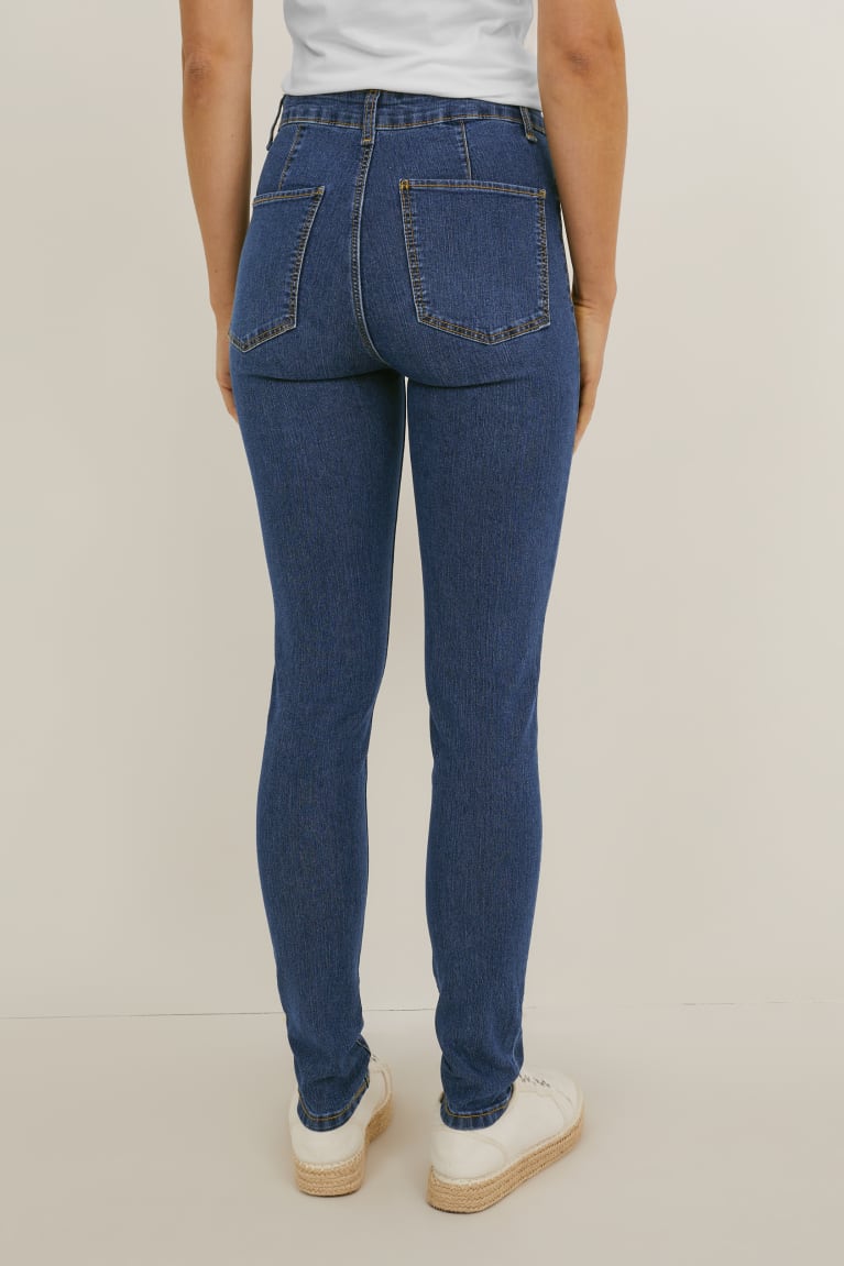 C&A Multipack Of 2 Jegging High WaisLycra® Jeans Blauw | GCY-246907