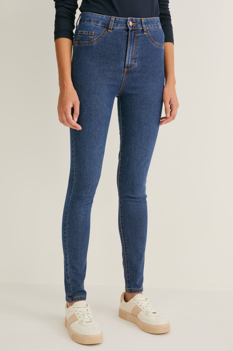 C&A Multipack Of 2 Jegging High WaisLycra® Jeans Blauw | KXF-530472