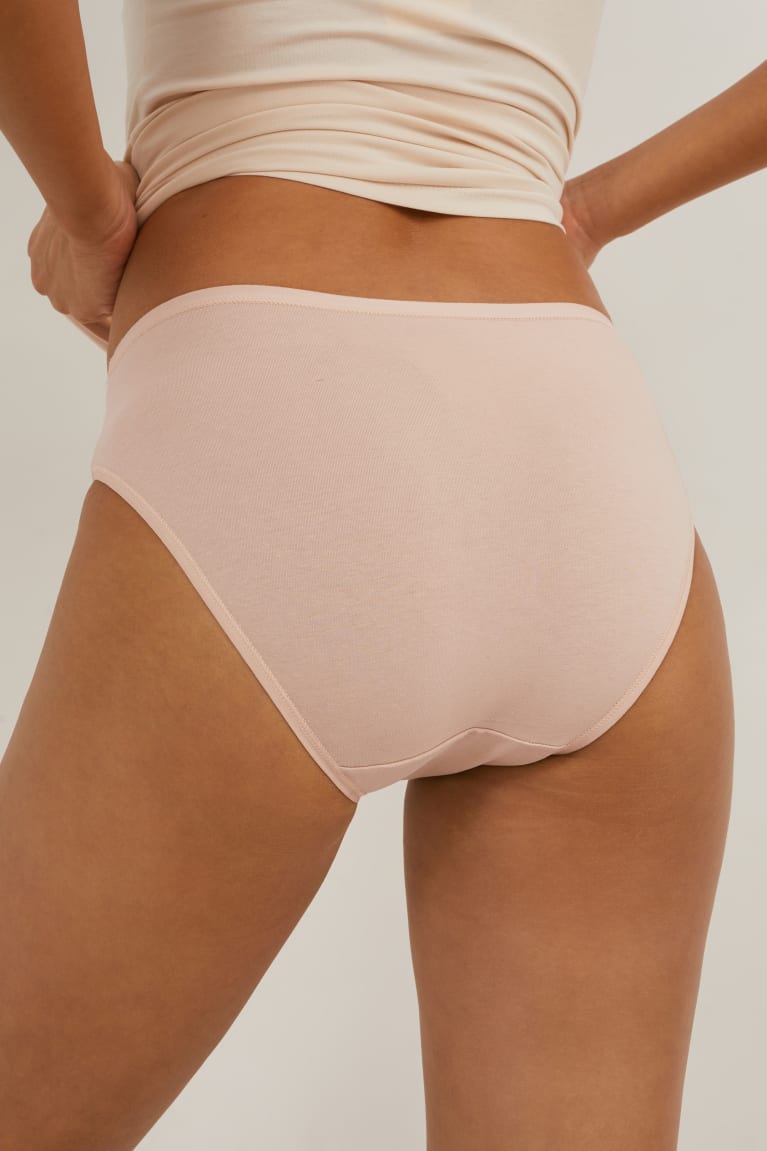 C&A Multipack Of 3 Briefs Lycra® Ondergoed Beige | EFS-213689