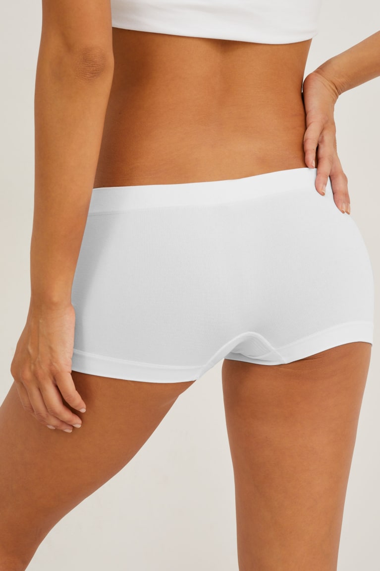 C&A Multipack Of 7 Hipster Briefs Seamless Ondergoed Wit | OEB-765312