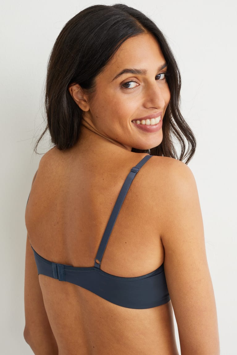 C&A Non-wired Bra Gewatteerd Ondergoed Donkerblauw | SIW-183526