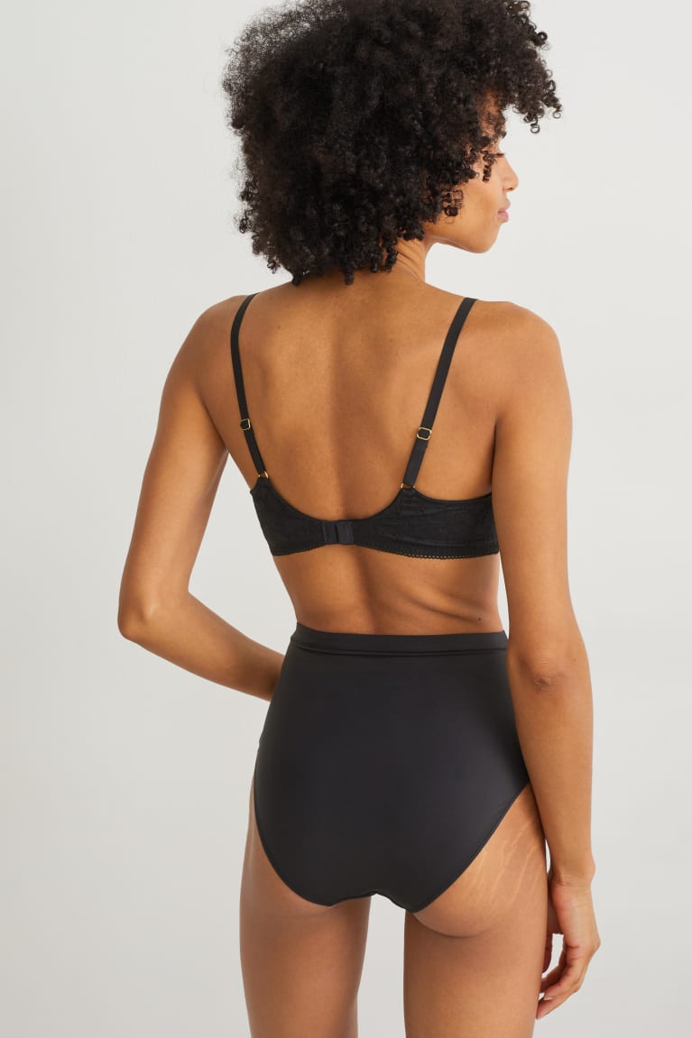 C&A Non-wired Bra Gewatteerd Ondergoed Zwart | EUG-347159