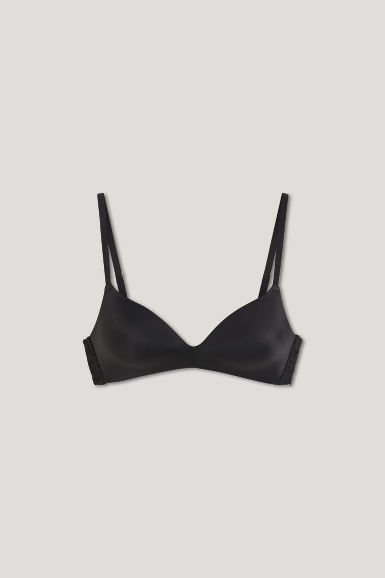 C&A Non-wired Bra Gewatteerd Ondergoed Zwart | EUG-347159