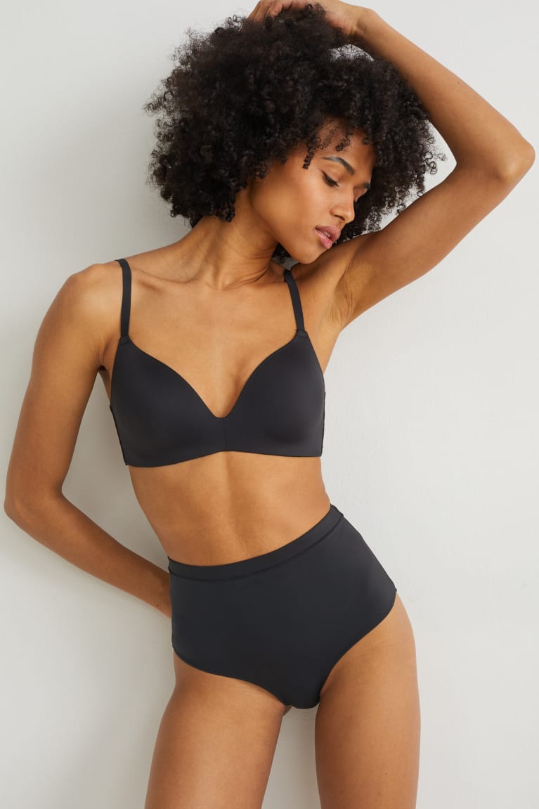 C&A Non-wired Bra Gewatteerd Ondergoed Zwart | EUG-347159