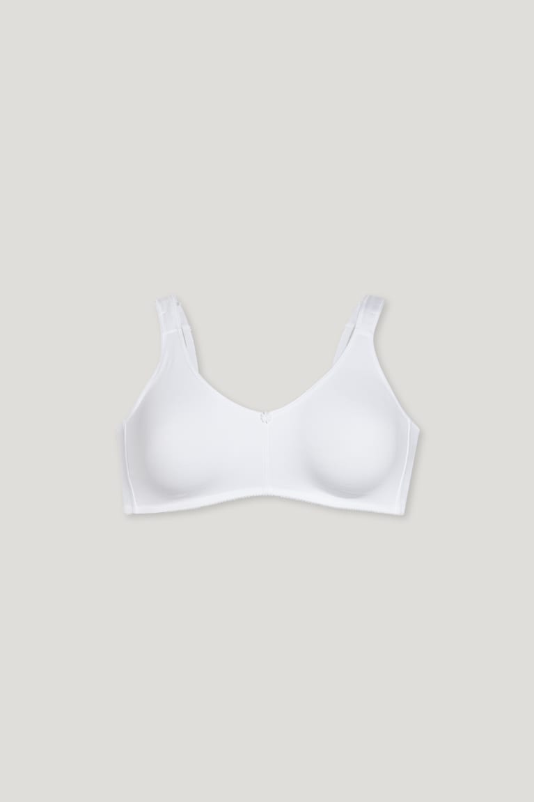 C&A Non-wired Bra Organic Katoenen Ondergoed Wit | DGN-851309