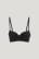 C&A Non-wired Bra Plunge Push-up Seamless Lycra® Ondergoed Zwart | BHN-571349