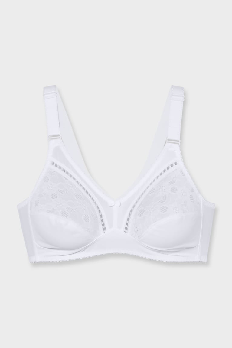 C&A Non-wired Minimiser Bra Ondergoed Wit | SRW-926573