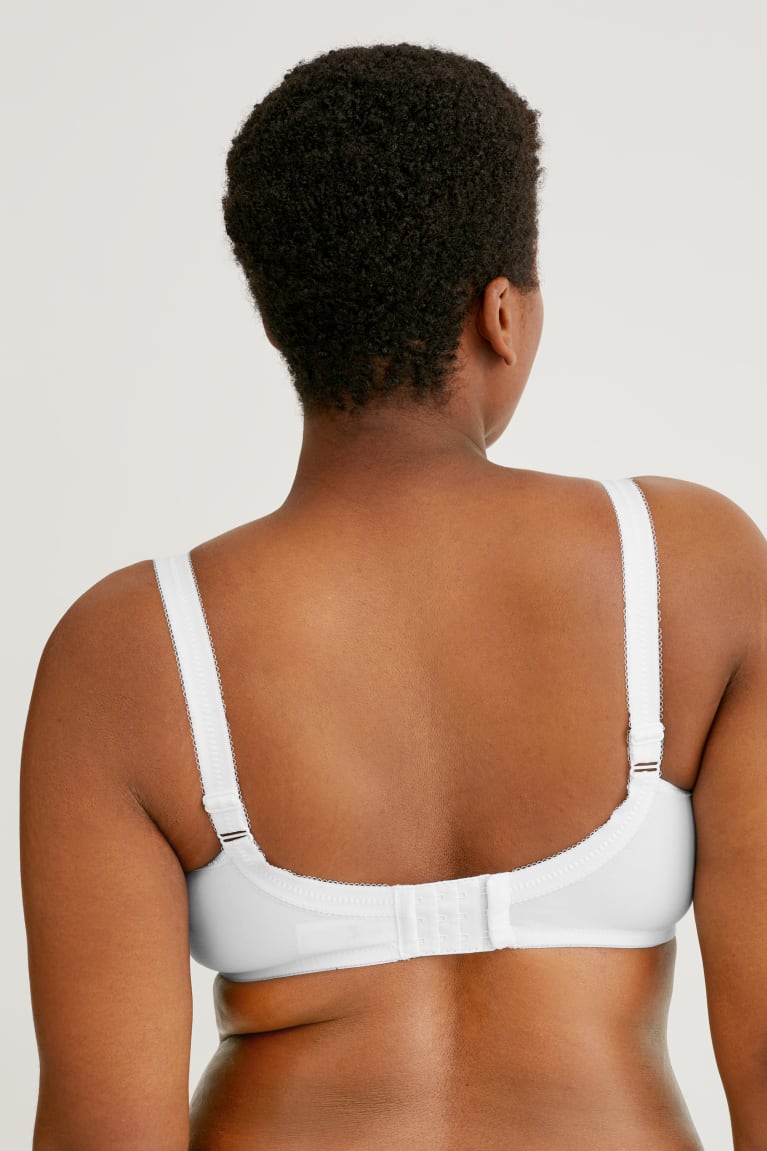 C&A Non-wired Minimiser Bra Organic Katoenen Ondergoed Wit | QNV-560892