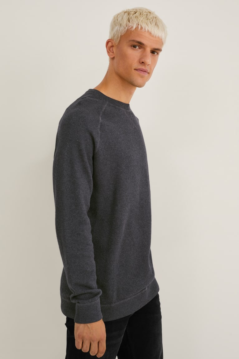 C&A Organic Katoenen Jumpers Grijs | RBE-456089