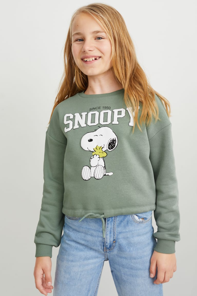 C&A Peanuts Set And 2 Piece Sweatshirts Lichtgroen | SCT-537891