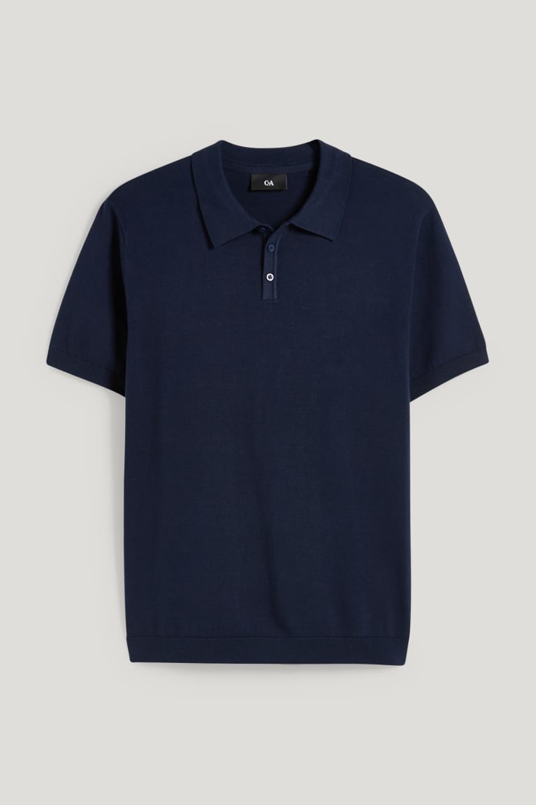 C&A Polo Overhemd Donkerblauw | PGS-761502