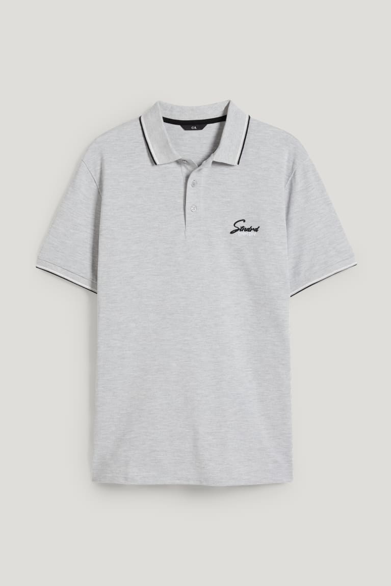 C&A Polo Overhemd Lichtgrijs | MAJ-061459