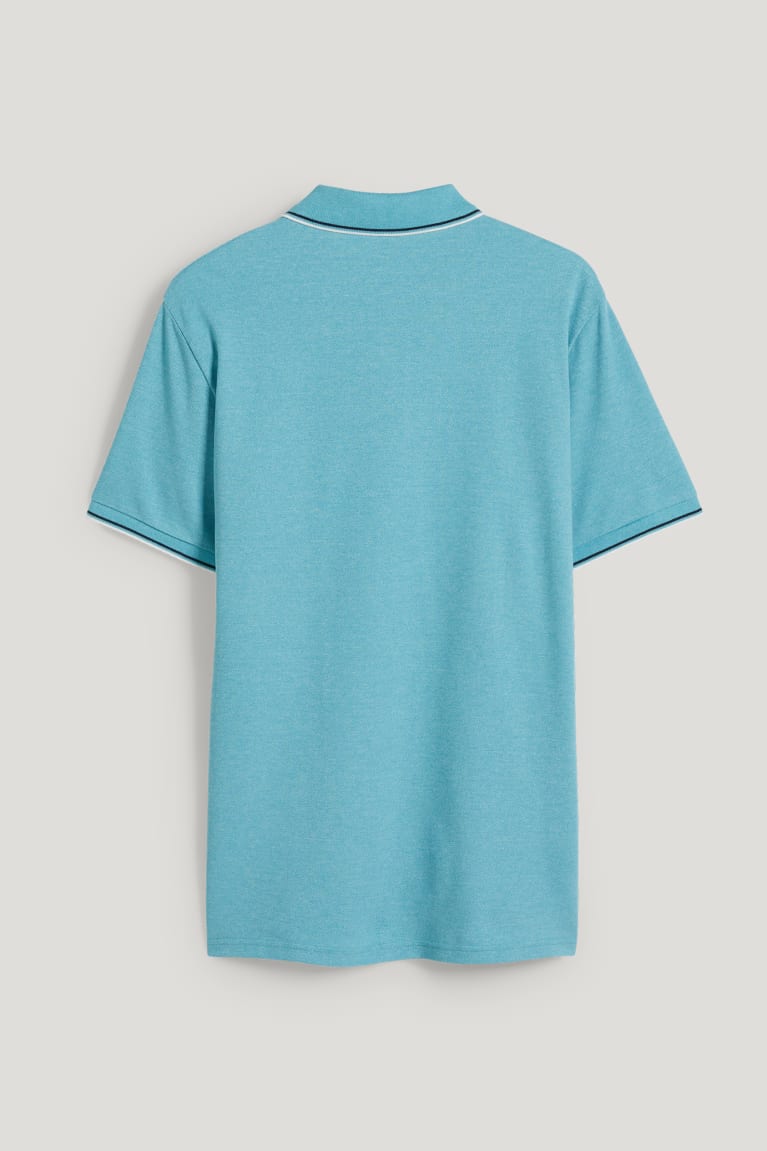 C&A Polo Overhemd Turquoise | GYA-236479