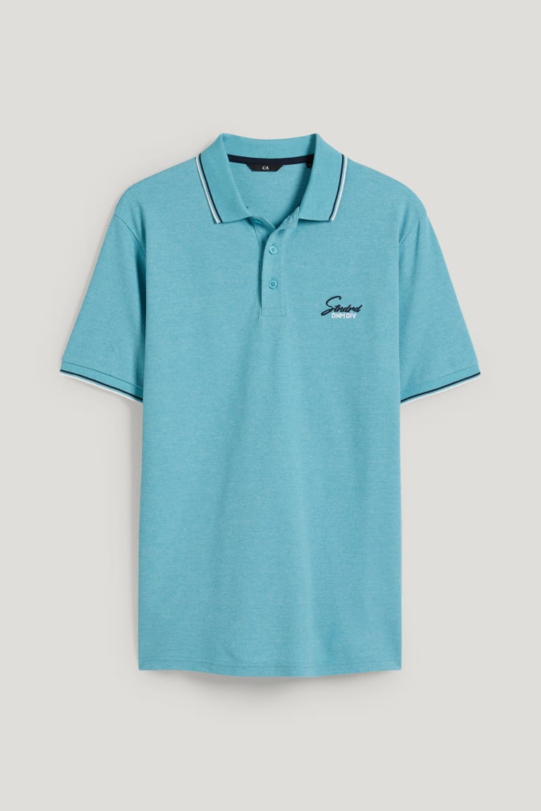 C&A Polo Overhemd Turquoise | GYA-236479