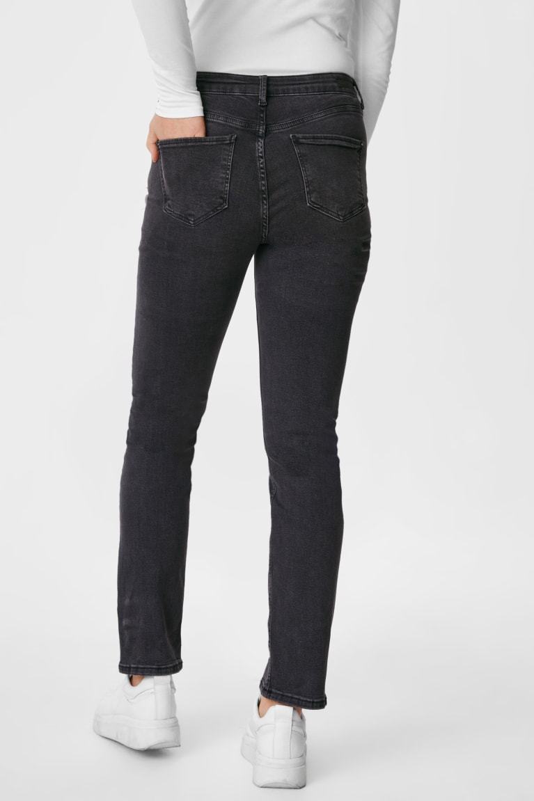 C&A Rechtdoor Jeans Blauw Donkergrijs | VTK-372418