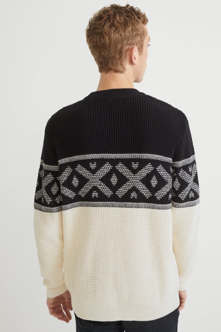 C&A Recycled Jumpers Zwart Wit | FWB-129584