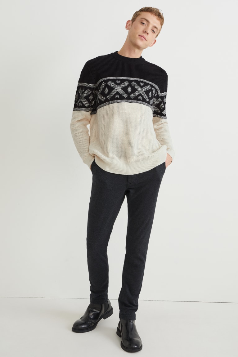 C&A Recycled Jumpers Zwart Wit | FWB-129584