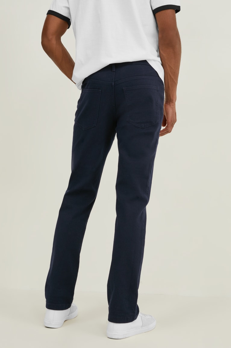 C&A Regular Fit Broek Donkerblauw | GQA-018947