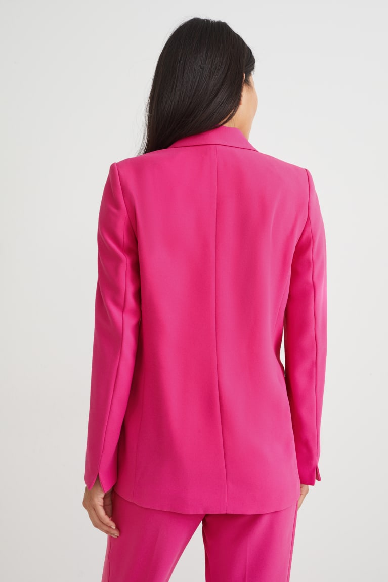 C&A Regular Fit Recycled Blazer Roze | HXZ-147506