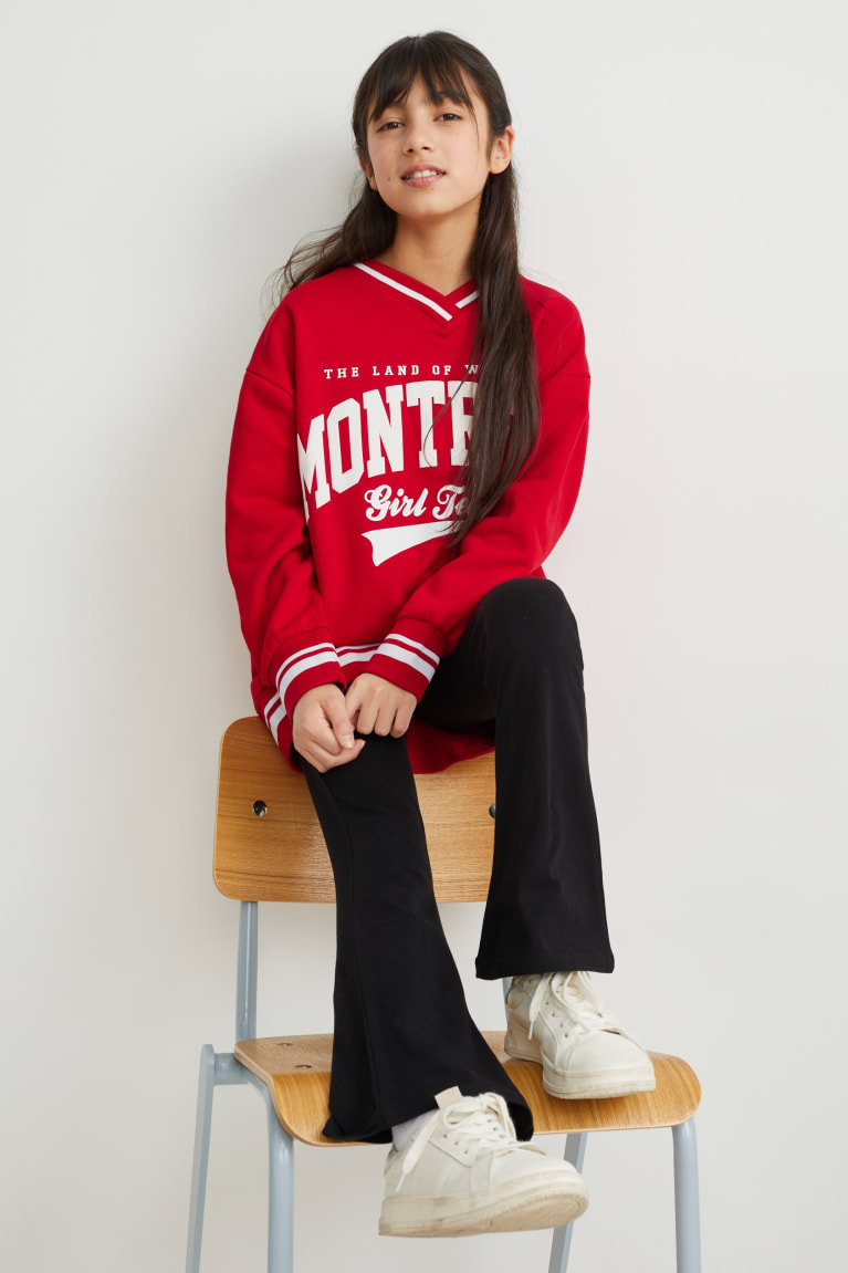 C&A Set And Leggings 2 Piece Sweatshirts Rood | SVK-476528