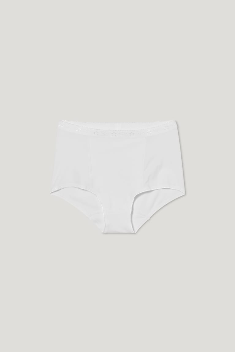 C&A Shaping Briefs Organic Katoenen Ondergoed Wit | FYV-172435