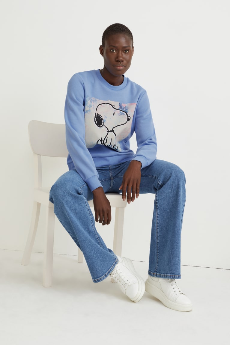 C&A Snoopy Sweatshirts Lichtblauw | FSI-302598