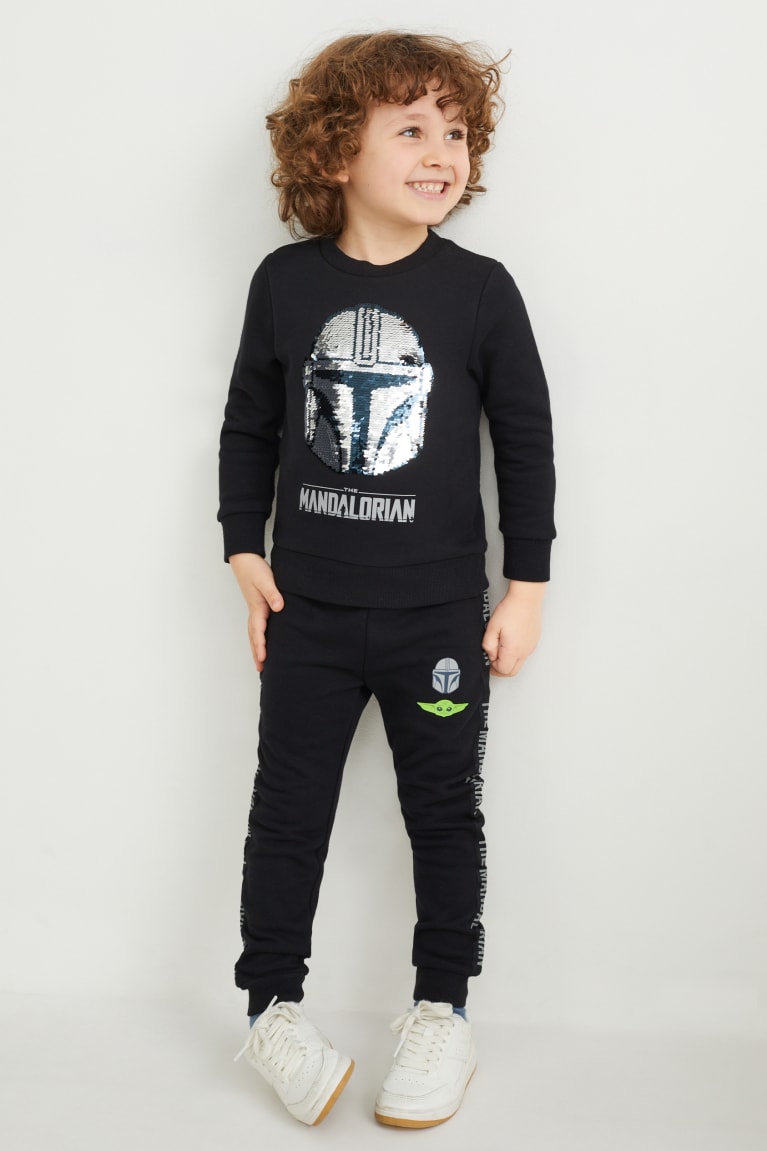 C&A Star Wars: The Mandalorian Shiny Sweatshirts Zwart | XOI-812546