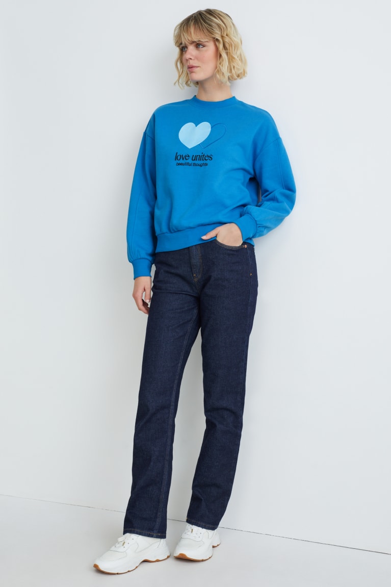 C&A Sweatshirts Blauw | NCT-520391