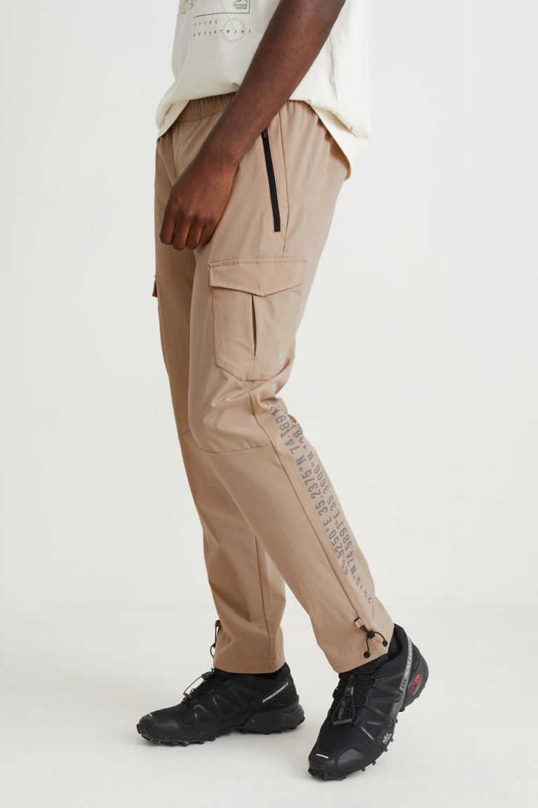 C&A Technical 4 Way Stretch Broek Grijs Bruin | NAV-931648