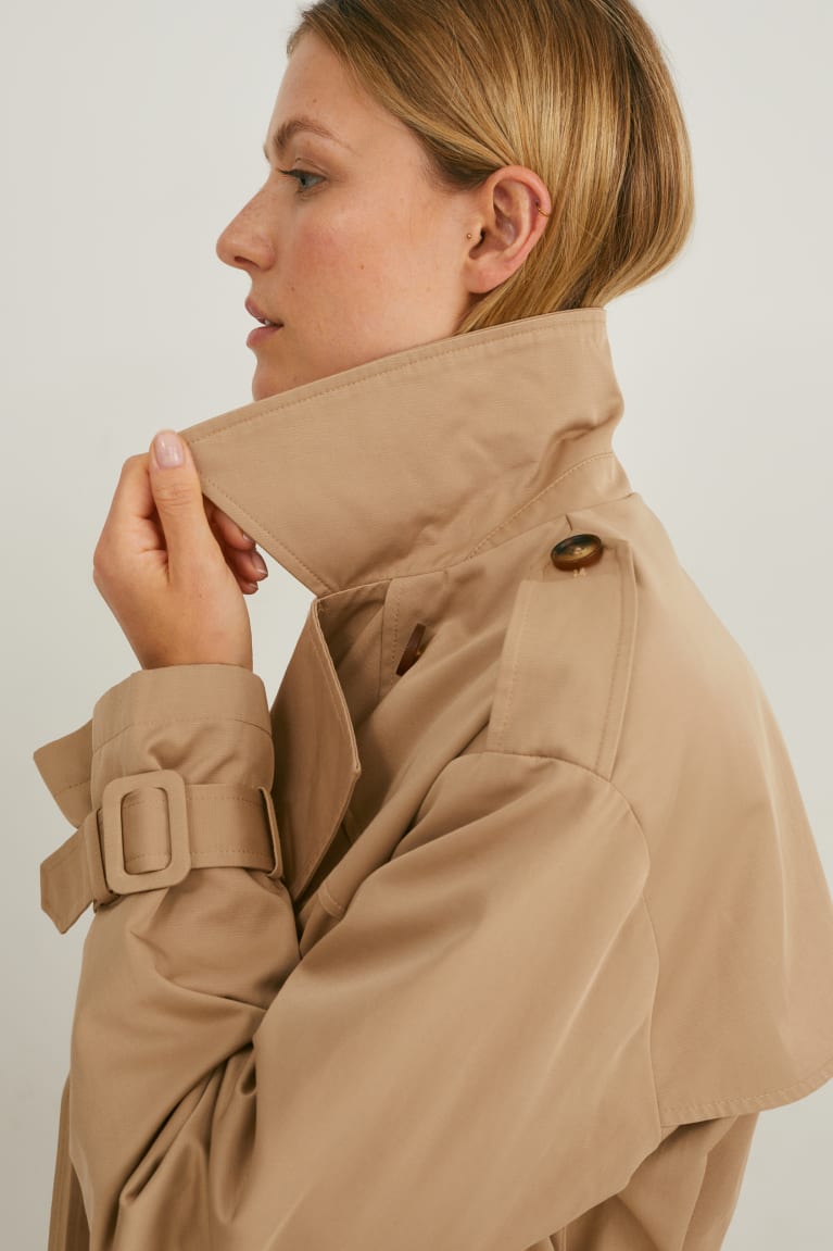 C&A Trench Jassen Grijs Bruin | SIF-791306