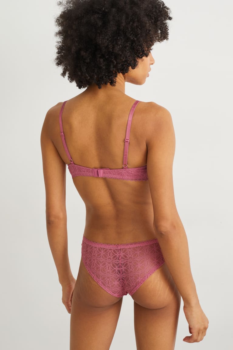 C&A Underwire Bra Demi Gewatteerd Lycra® Ondergoed Roze | QLA-015476