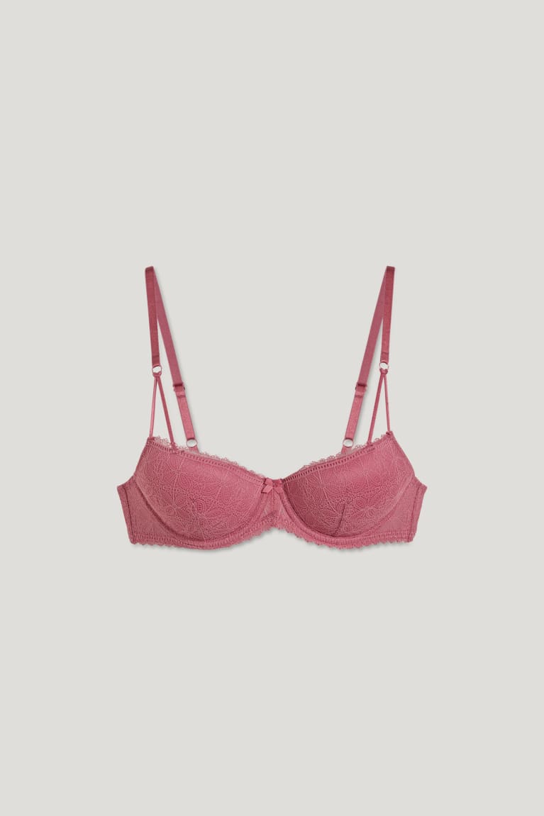 C&A Underwire Bra Demi Gewatteerd Lycra® Ondergoed Roze | QLA-015476