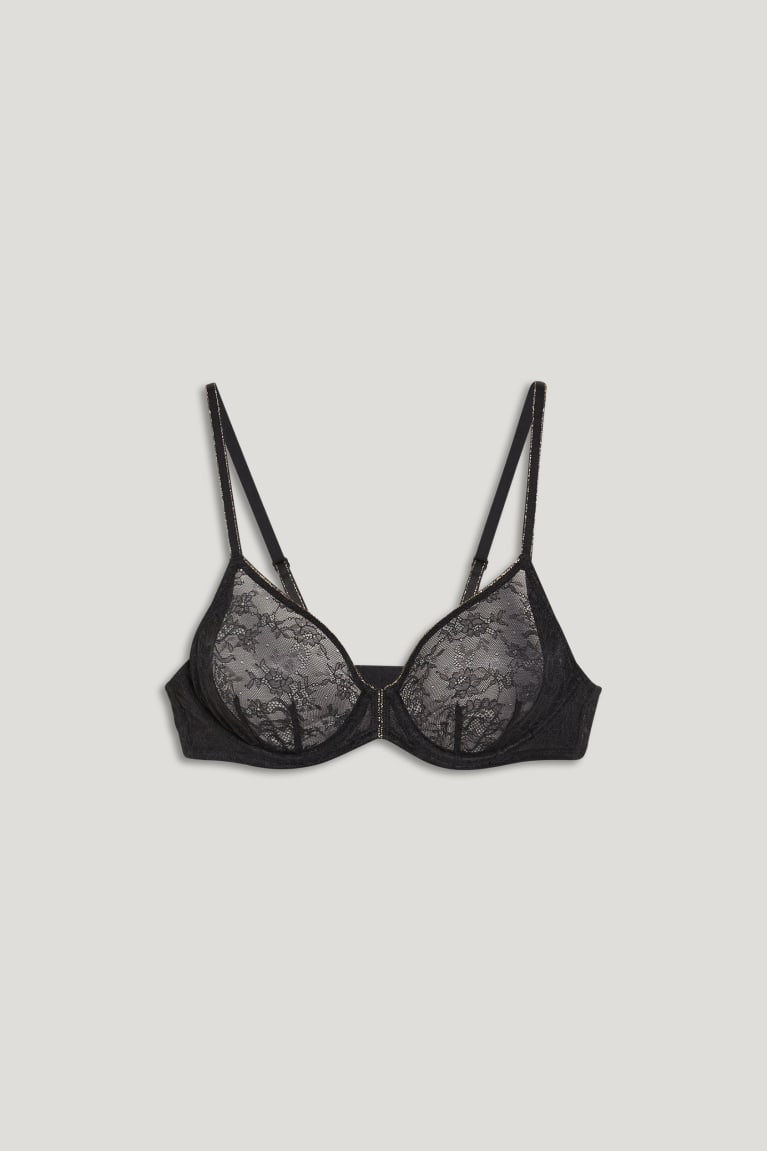 C&A Underwire Bra Ondergoed Zwart | XPF-451206