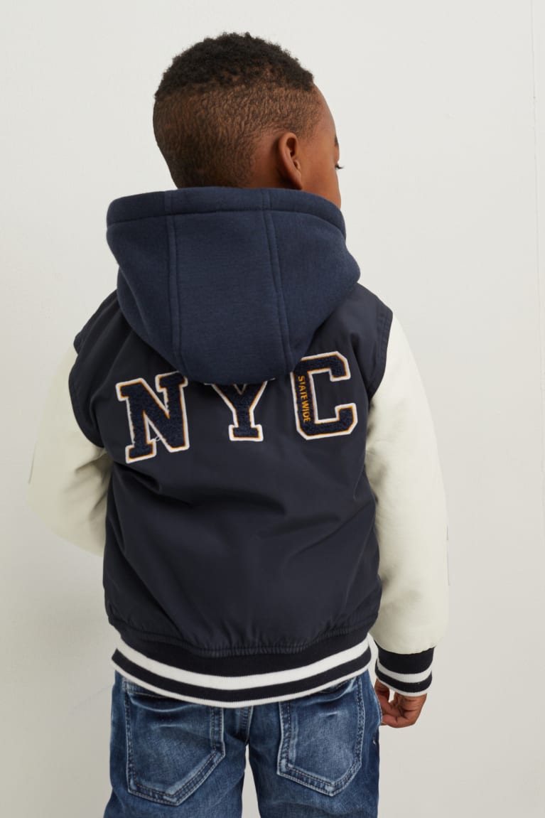 C&A With Hood Jassen Donkerblauw | OLI-291405