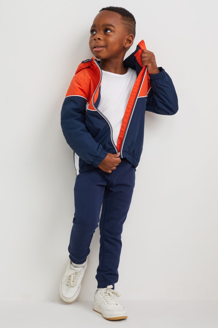 C&A With Hood Jassen Oranje Donkerblauw | NBV-368172