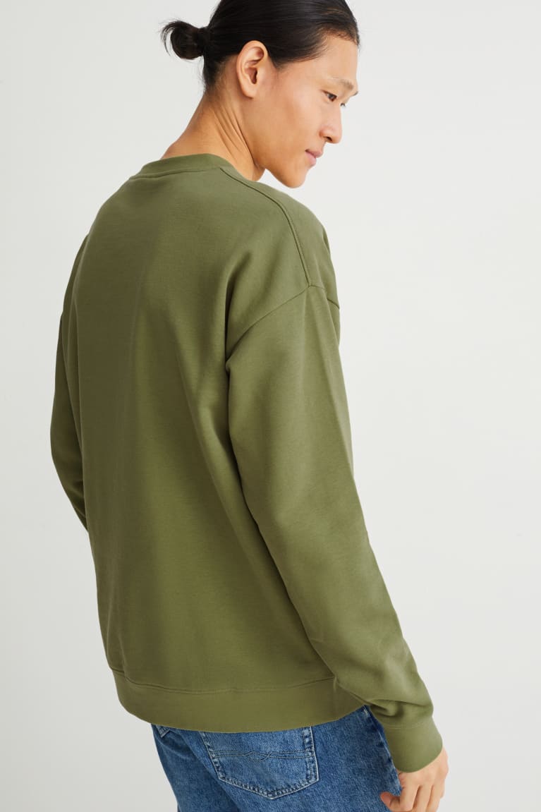 C&A With Organic Katoenen Sweatshirts Groen | MTA-845619