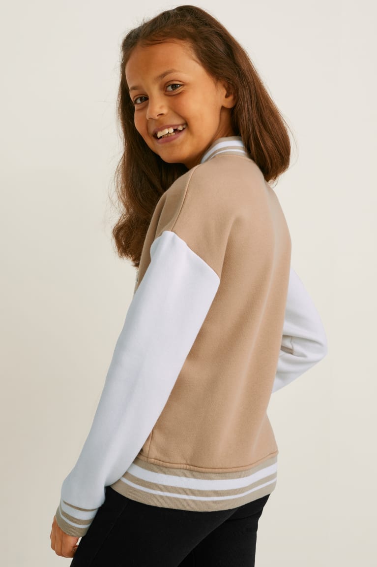 C&A Zip-through Sweatshirts Beige | XZH-659802